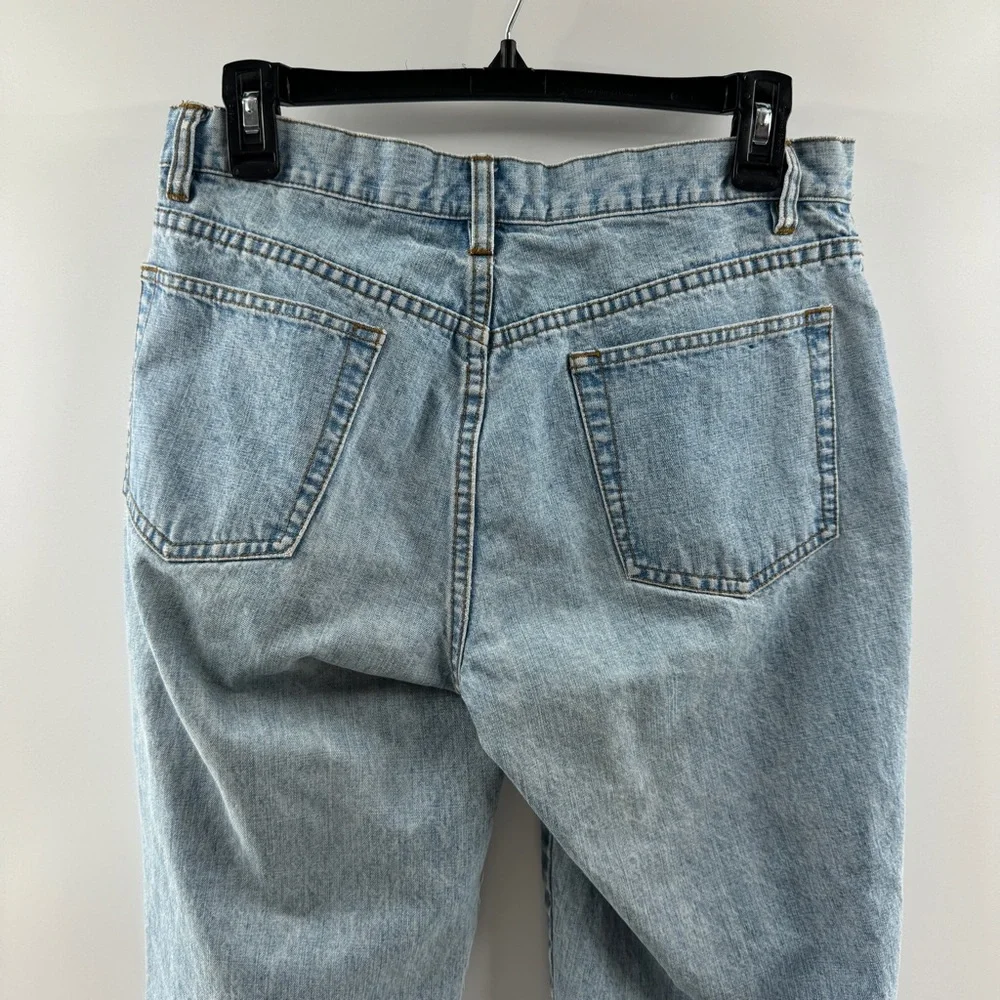 Vintage Calvin Klein Light Wash Cropped Jeans – Women’s Size 6 - Picture 7 of 9